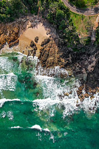 Ocean Waves Shoreline Art Print by Martin Blahak