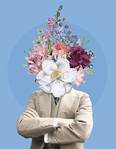Botanical Gentleman Art Print