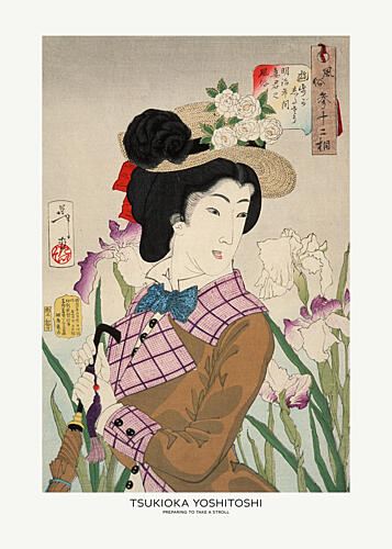 Preparing to Take a Stroll Art Print