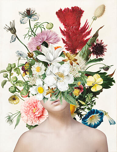 Blossoming Woman Art Print