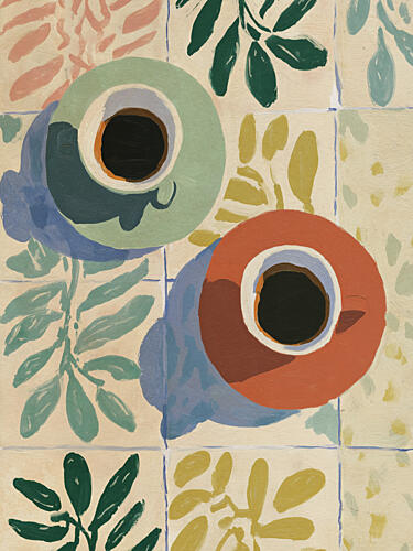 Coffietimeno02 Art Print