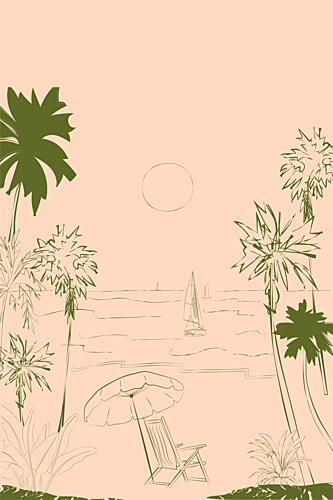 Atthebeach Art Print