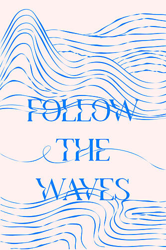 Followthewavesno02 Art Print