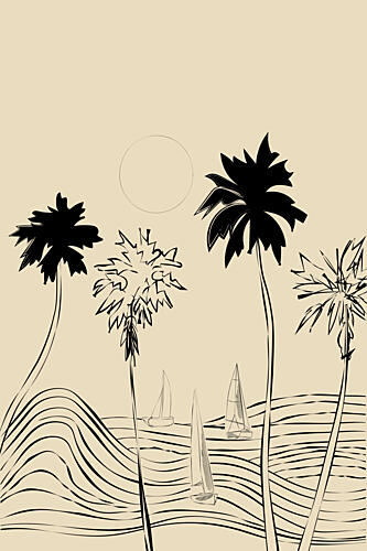 Onthebeachno03 Art Print