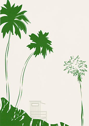 Onthebeachno02 Art Print