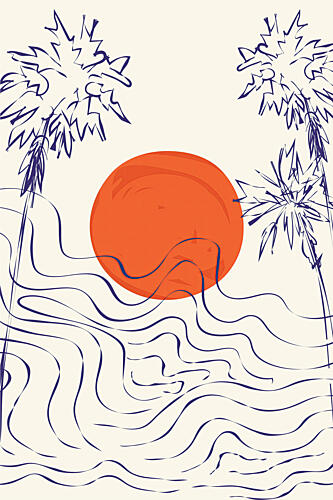 Redsun Art Print