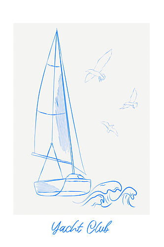 Yachtclubno03 Art Print