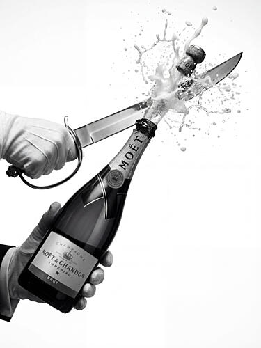 Sabering Champagne Pop Pop art reproduction