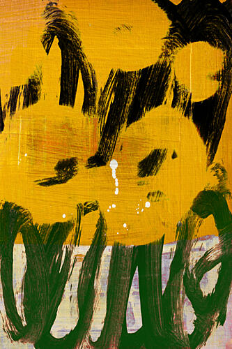 Vibrant Abstract Strokes Art Print