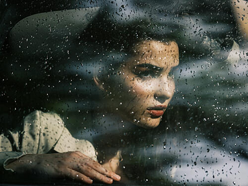 Rainy Day Woman Art Print