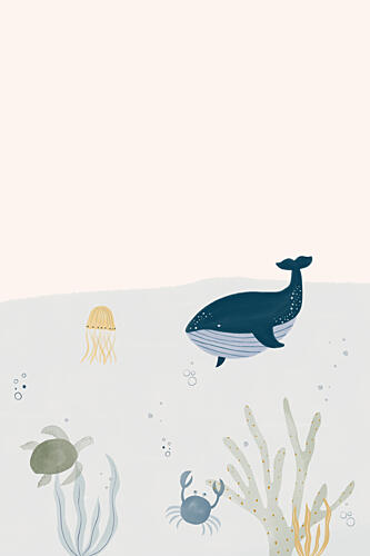 Calm Underwater World Art Print