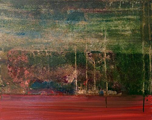 Abstract Forest Landscape Art Print