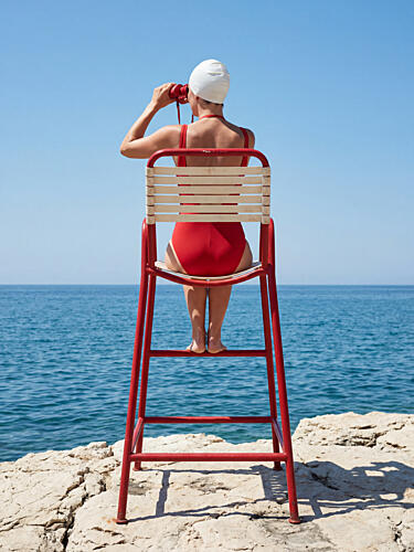 Summer Ocean Watch Art Print