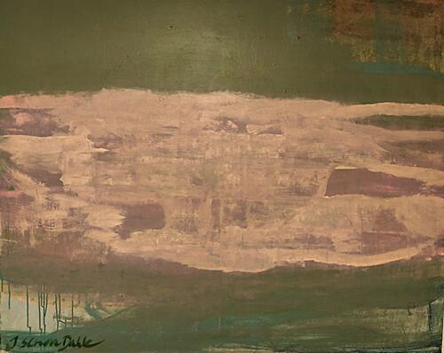Serene Abstract Horizon Art Print