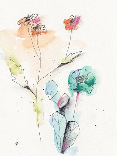 Vibrant Spring Botanicals Art Print