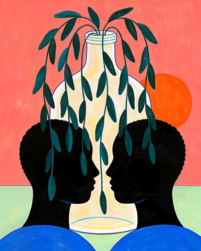 Vibrant Connection Art Print