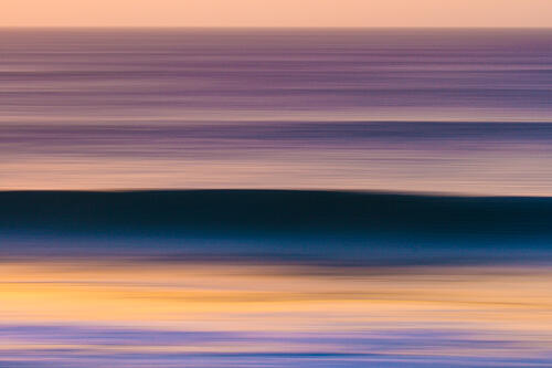 Abstract Ocean Horizon Art Print by Anthony Fox