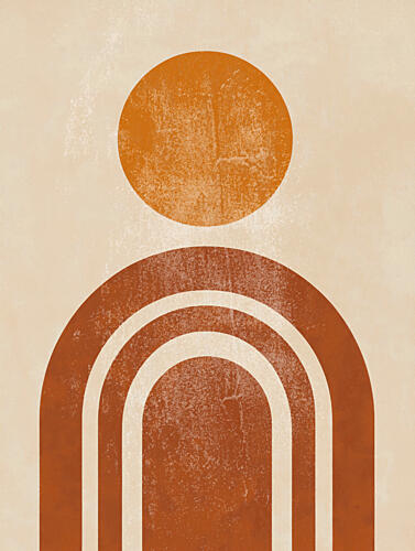 Desert Sun Arches Art Print by Imaginative