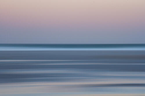 Soft Sea Horizon Art Print by Anthony Fox
