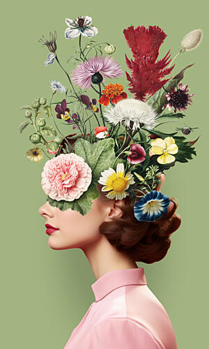 Floral Mind Art Print