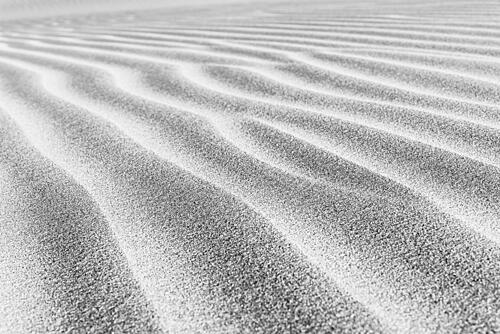 Serene Sand Ripples Art Print