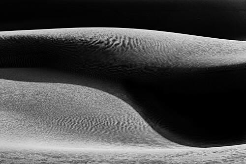 Serene Desert Curves Art Print