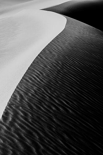Desert Dune Shadows Art Print