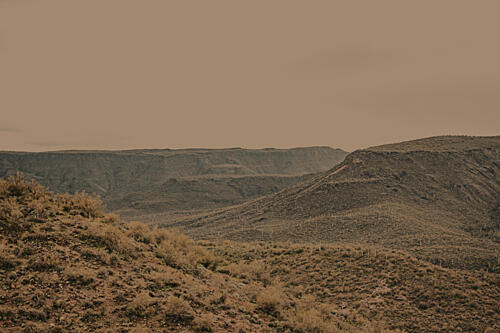 Vast Desert Landscape Art Print