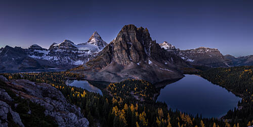 Autumn Mountain Twilight Art Print