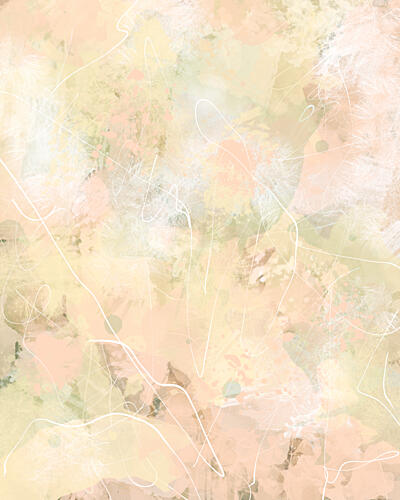 Soft Pastel Abstract Blends Art Print
