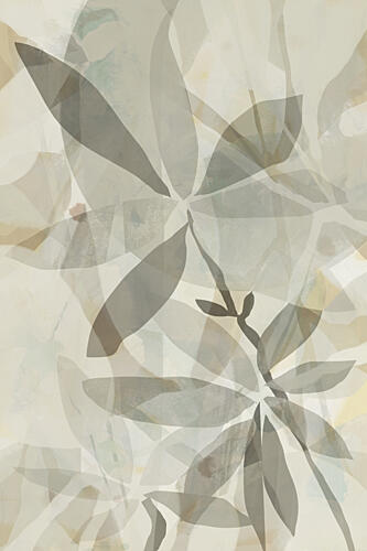 Translucent Botanical Overlap Art Print by Cartissi