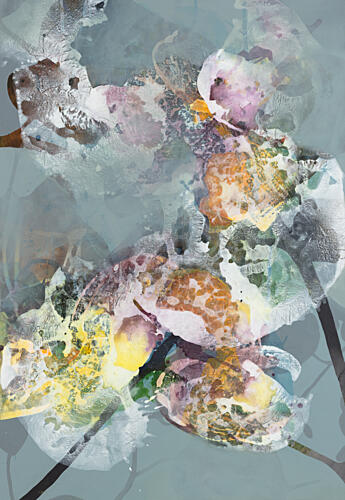 Ethereal Fluid Blooms Art Print by Ida Kopperud