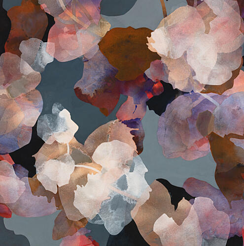 Soft Organic Blooms Art Print by Ida Kopperud