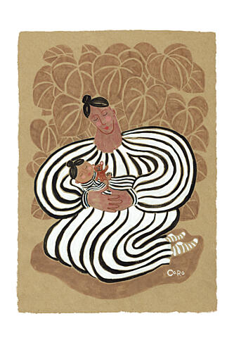 Loving Mother Child Art Print