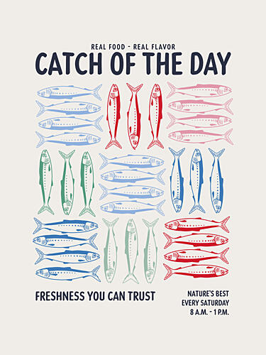 Catch of the Day Fish Art Print