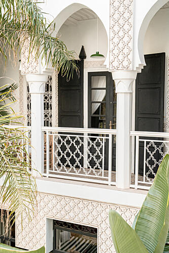 Moroccan Balcony Architecture Art Print