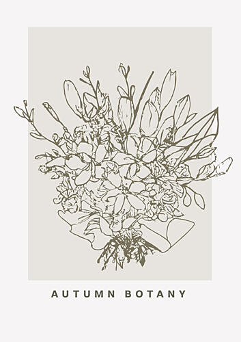 Autumnbotanyno02 Art Print