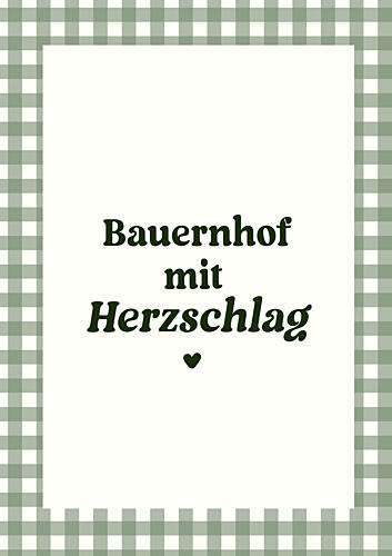 Bauernhof Mit Herzschlag Art Print