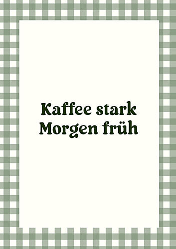 Kaffeestarkmorgenfruh Art Print