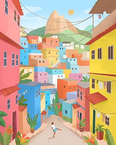 Rio de Janeiro, Brazil Art Print