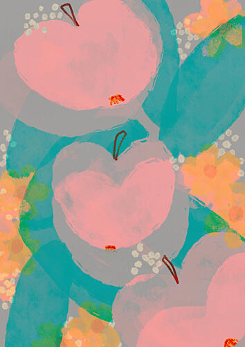 Pinkapples Art Print