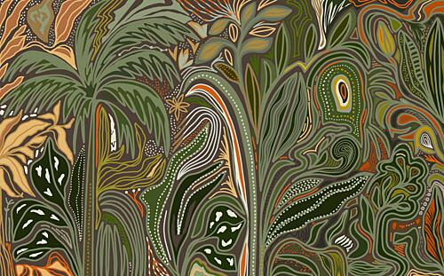 Lush Tropical Jungle Art Print