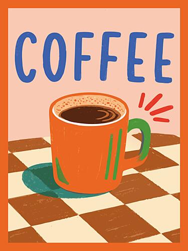 Coffee Morning Art Print