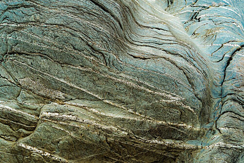 Natural Blue Green Stone Art Print by Studio Meikle