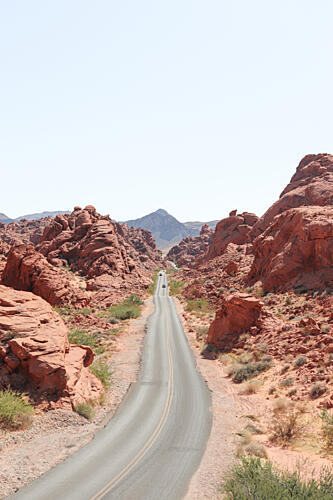 Open Desert Road Art Print