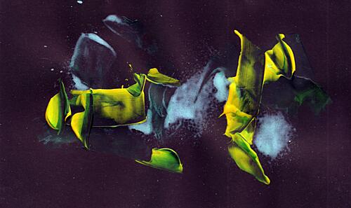 Vibrant Cosmic Flow Art Print