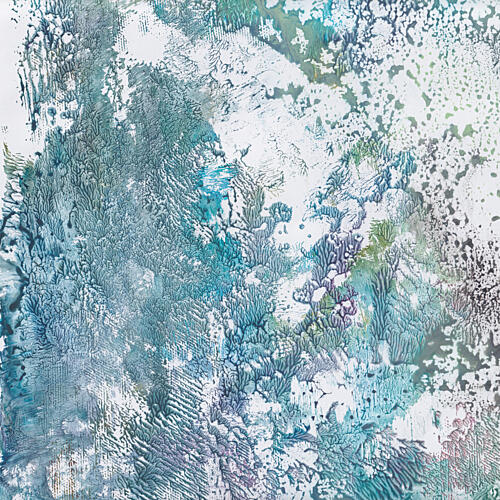 Abstract Ocean Flow Art Print