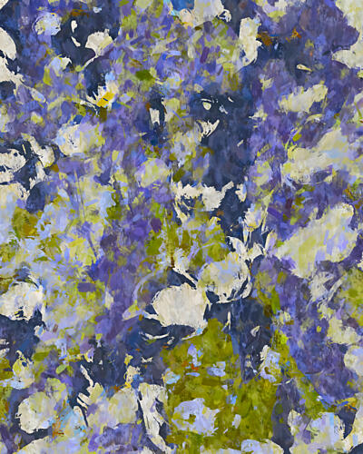 Vibrant Floral Impression Art Print