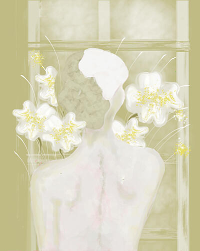Human Bloom Art Print