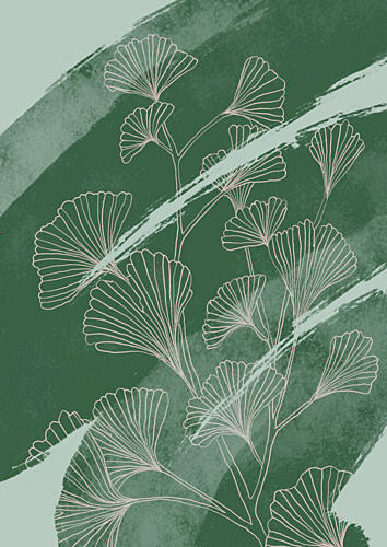 Ginkgoreverieno04 Art Print